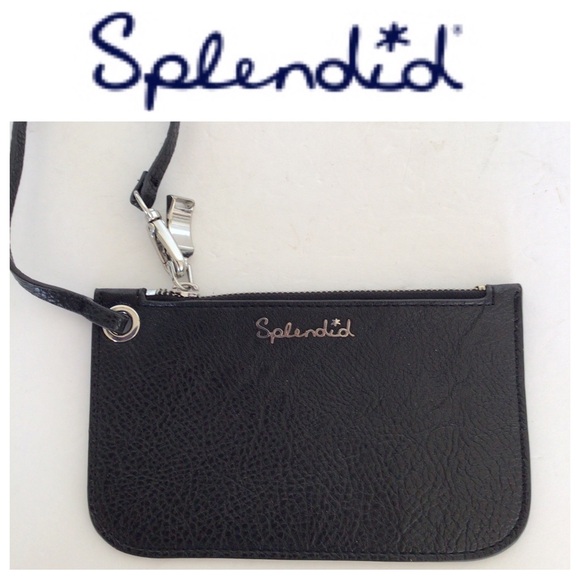 SPLENDID PEBBLE LEATHER WRISTLET NWOT - Picture 1 of 9